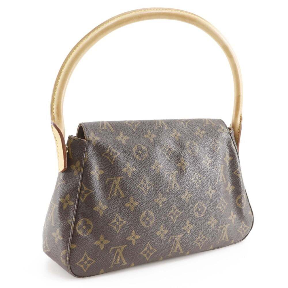 LOUIS VUITTON Authentic Brown Monogram Canvas Mini Looping Shoulder Bag - Picture 3 of 16